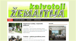 Desktop Screenshot of kalvotoji.lt